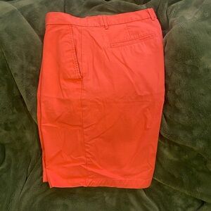 GAP Coral Khaki Boyfriend Roll Up Shorts, Size 10